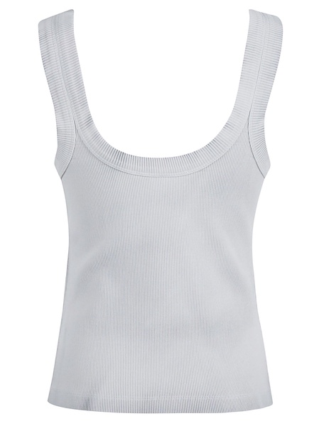 Logo Ribbed Tank Top