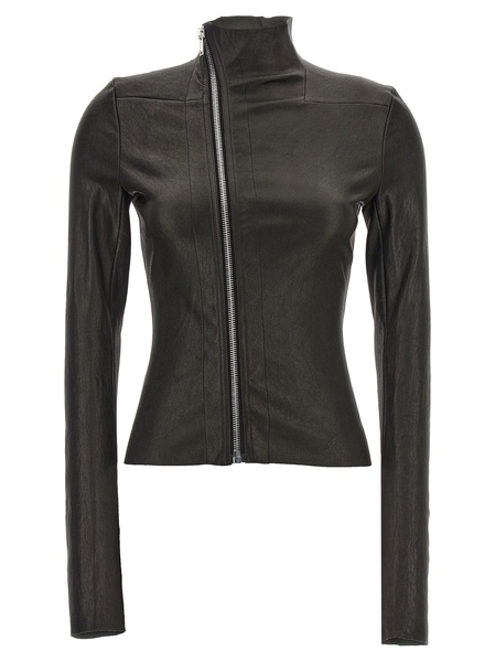 Gary leather and cotton jacket