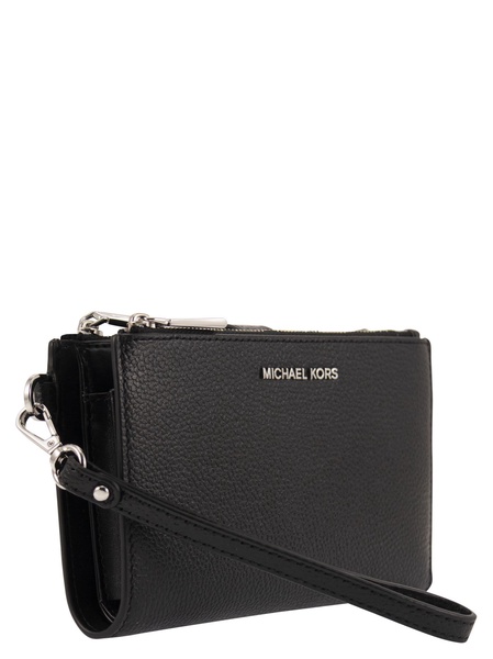 Michael Kors Grained Leather Smartphone Wallet