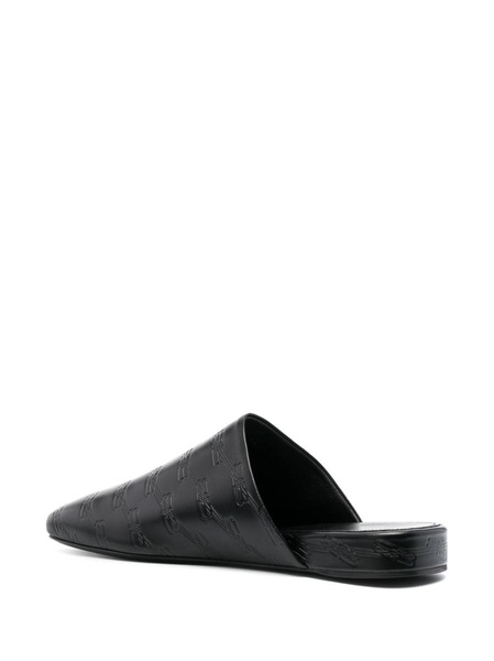 Balenciaga Cosy Bb Leather Slippers