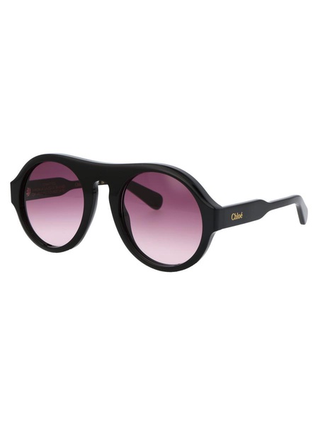 Chloé Eyewear Aviator Framed Sunglasses