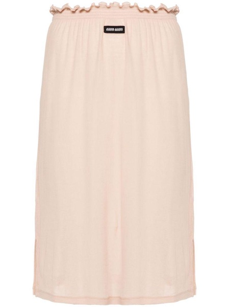 Miu Miu Jersey Midi Skirt