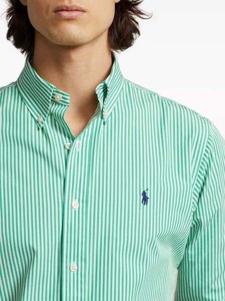 Slim Fit Sport Shirt - 007 4655t Summer Emerald White / S