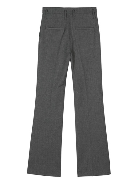 GABARDINE STRAIGHT LEG PANTS