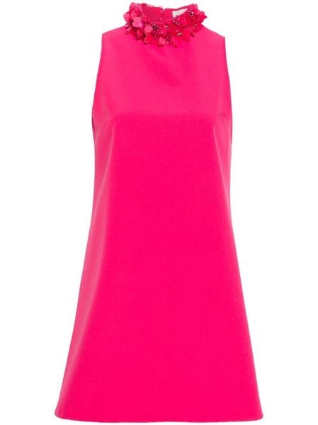 Sleeveless High Neck Mini Dress With Paillettes - 025 Bubble Pink / XS