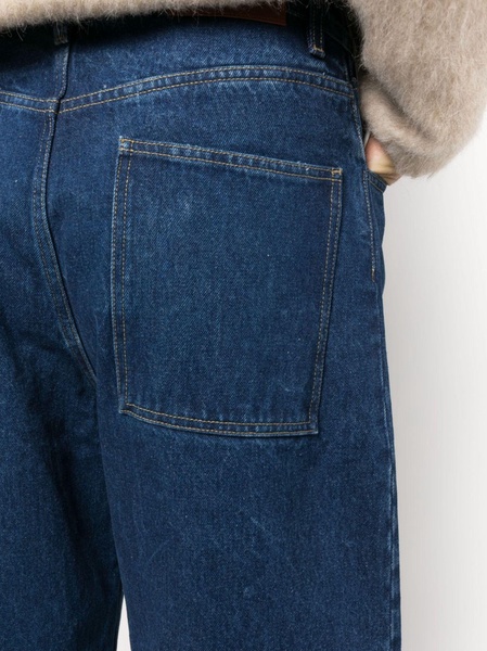 Blue Paolo Wide-Leg Jeans