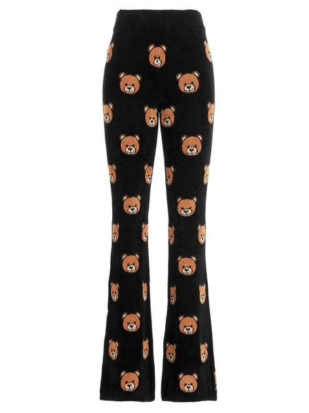 Moschino Teddy Bear Intarsia High Waist Trousers