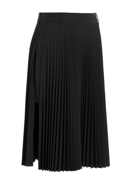 Burberry Pleated Midi Skirt