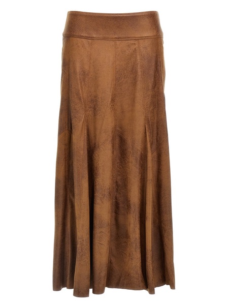 Isabel Marant Genevi Flared Midi Skirt