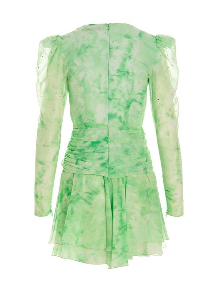 Alessandra Rich Tie-Dyed Sequin-Detailed Dress