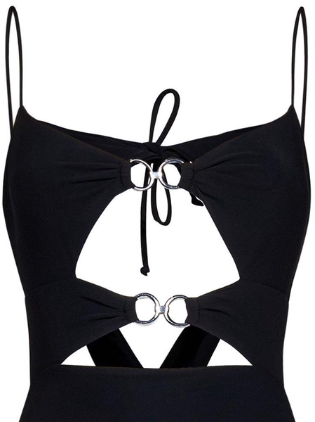 Nensi Dojaka Ring-Embellished Rear Tie Fastened Swimsuit