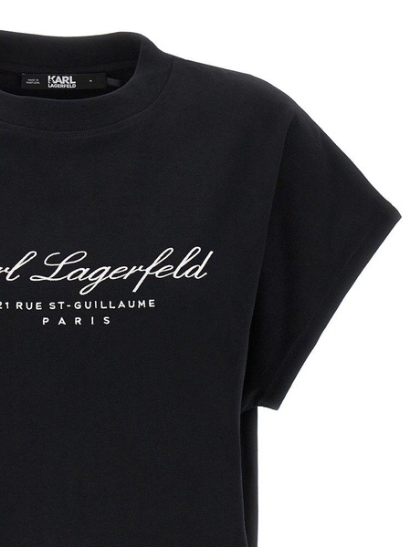 Karl Lagerfeld Hotel Karl High-Neck T-Shirt