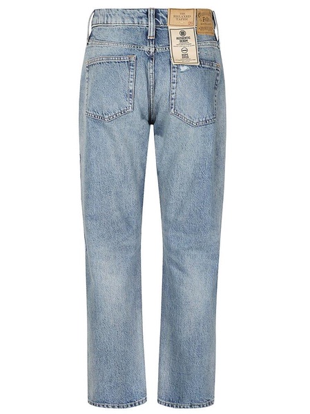 Polo Ralph Lauren Patchwork High-Waist Distressed Jeans