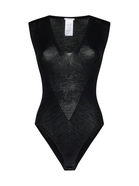 Wolford Aurora Rib Net Bodysuit