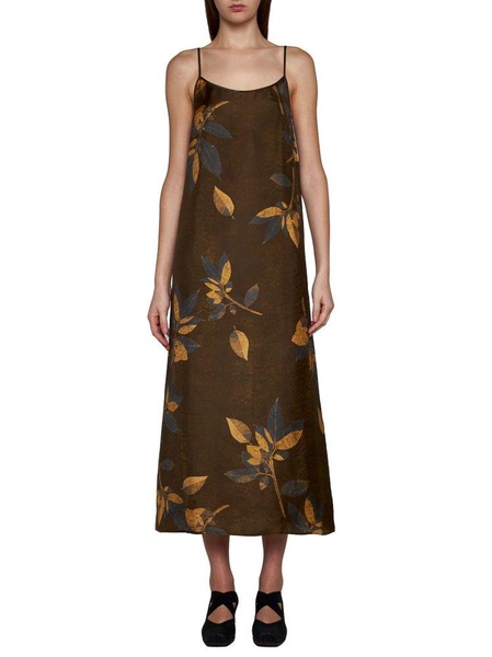 Uma Wang Anaya All-Over Printed Sleeveless Dress