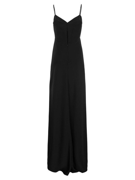 Max Mara V-Neck Satin Slip Dress