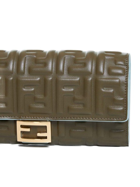 Fendi Baguette Continental Chain Wallet