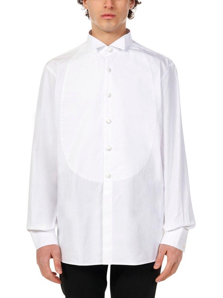 Balmain Buttoned Straight Hem Shirt