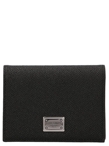 Dolce & Gabbana Logo Plaque Bifold Wallet