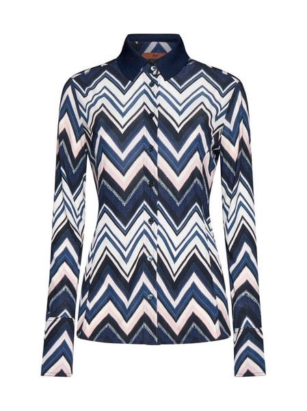 Missoni Zigzag Printed Long Sleeved Shirt