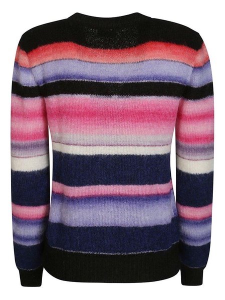 Missoni Stripe Pattern V-Neck Cardigan