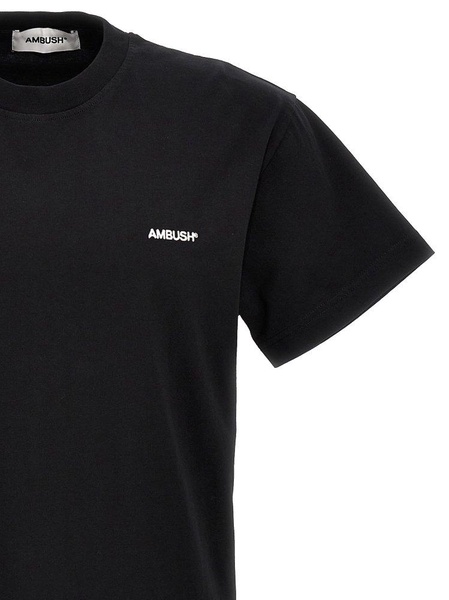 Ambush Logo Embroidered Crewneck T-Shirt