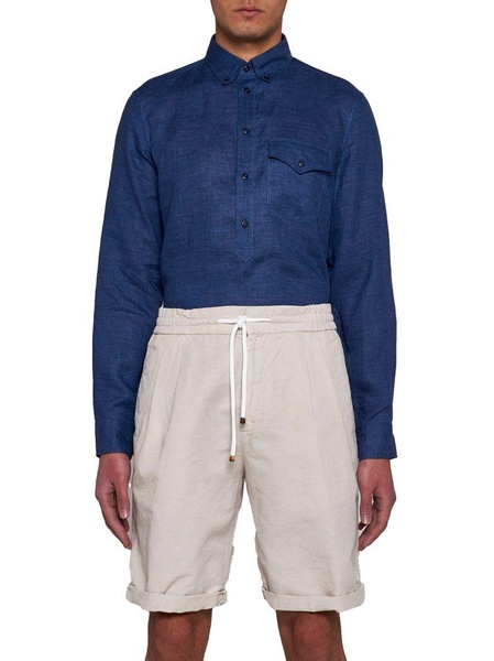 Brunello Cucinelli Elasticated Waistband Drawstring Shorts