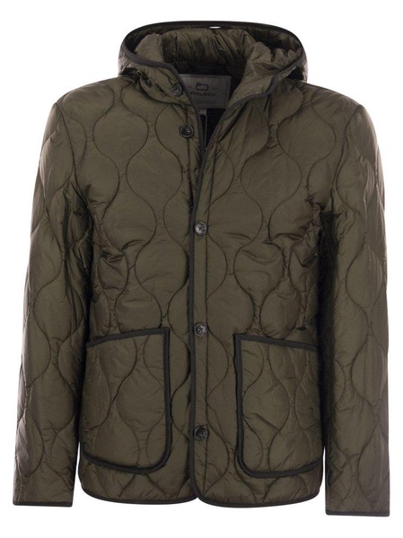 Woolrich Reversible Hooded Coat