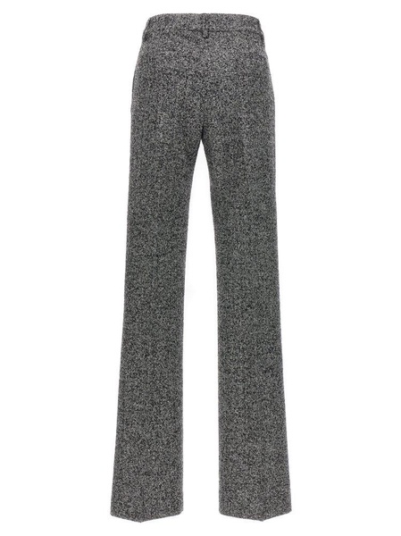 Alessandra Rich High Waisted Tweed Trousers