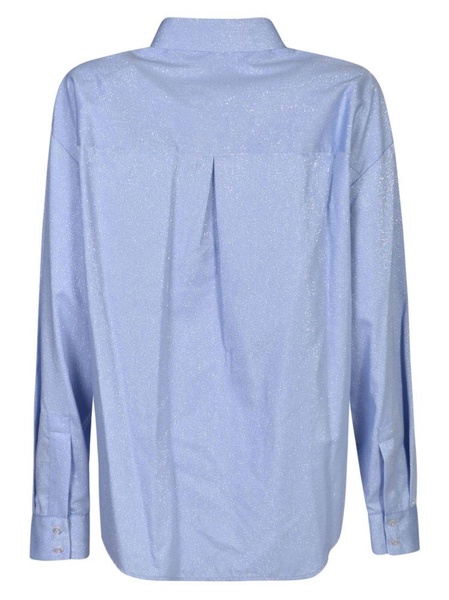 Chiara Ferragni Long-sleeved Glittered Shirt