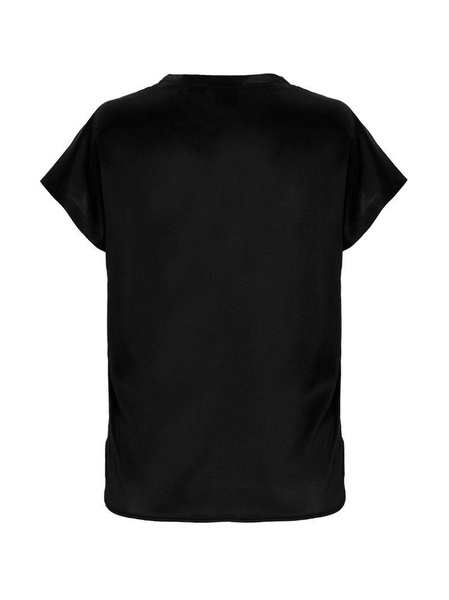 Pinko Crewneck Satin T-Shirt