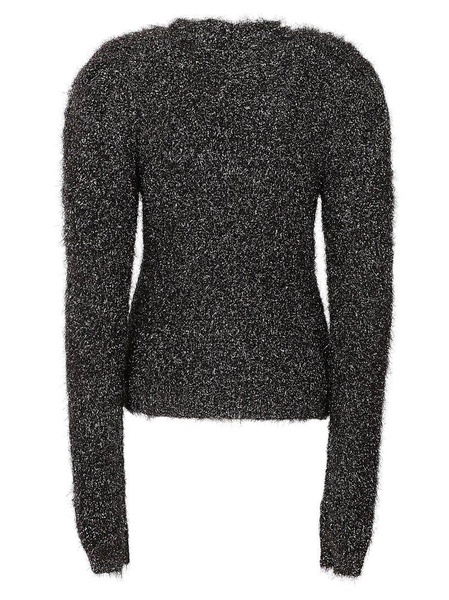 Alberta Ferretti Glitter Detailed Knit Jumper