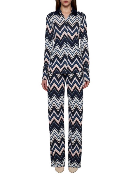 Missoni Zigzag Printed Long Sleeved Shirt