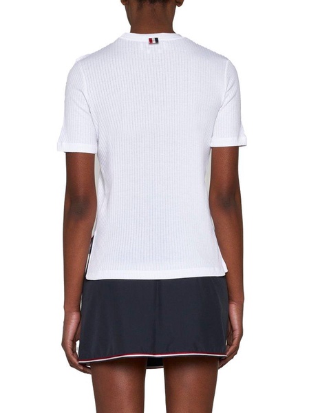 Thom Browne RWB Striped Crewneck T-Shirt