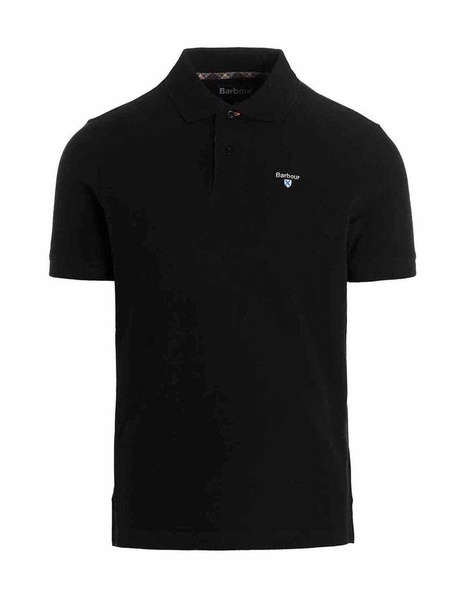 Barbour Logo Embroidered Short Sleeved Polo Shirt