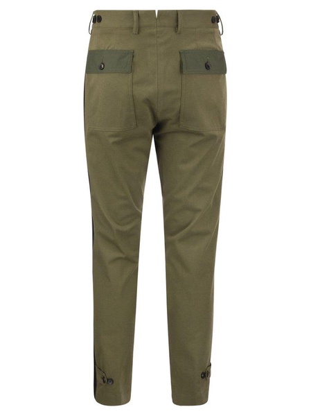 Etro Straight Leg Mid-Rise Panelled Trousers