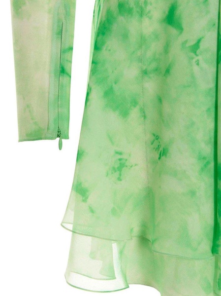 Alessandra Rich Tie-Dyed Sequin-Detailed Dress