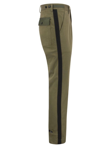 Etro Straight Leg Mid-Rise Panelled Trousers