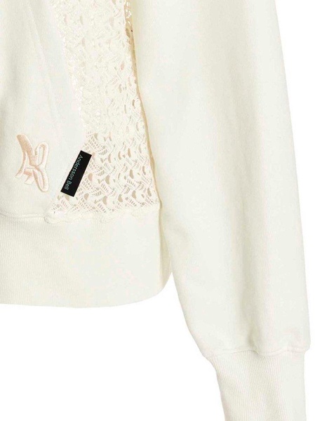 Andersson Bell Lace Detailed Drawstring Hoodie