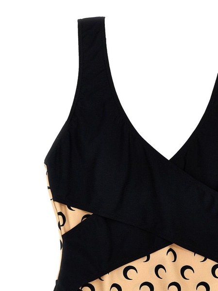 Marine Serre 'All Over Moon' One Piece Swimsuit