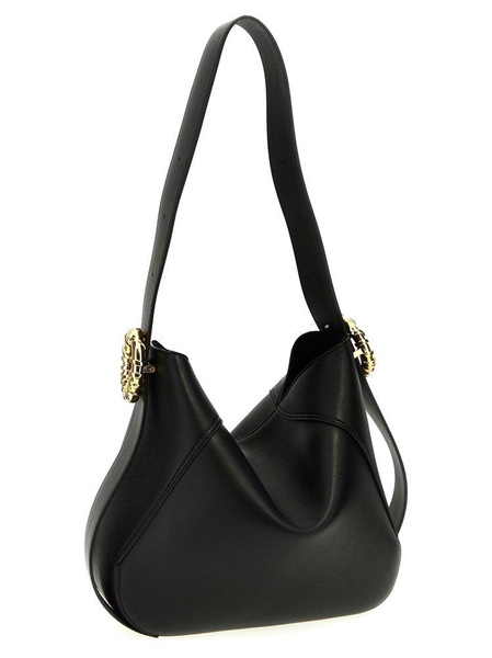 Lanvin Logo Embossed Melodie Hobo Bag