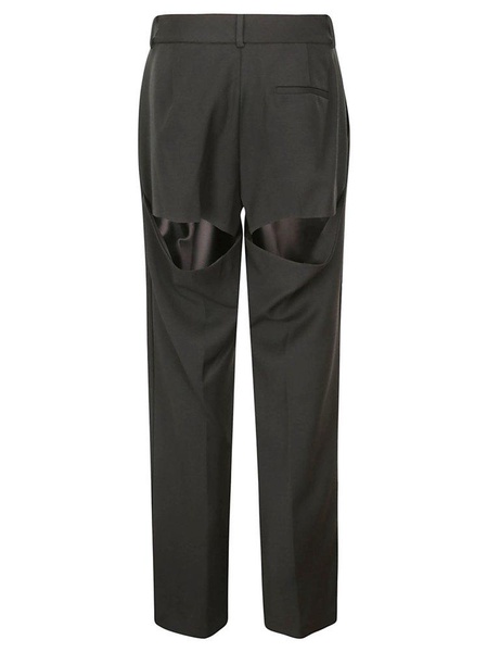 Area High Waist Cut Out Tailored Trousers