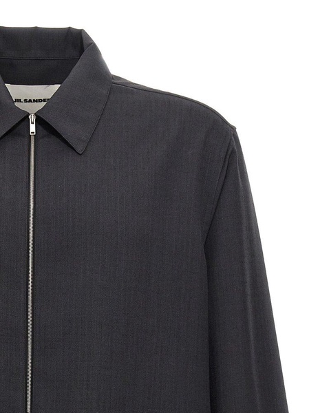 Jil Sander Zipped Straight Hem Jacket