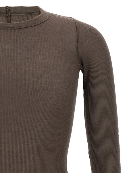 Rick Owens Long-Sleeved Ribbed T-Shirt