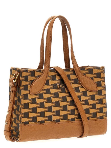 Bally Logo Geometric Printed Tote Bag