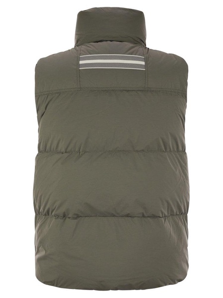 Lawrence - Padded Gilet With White Logo