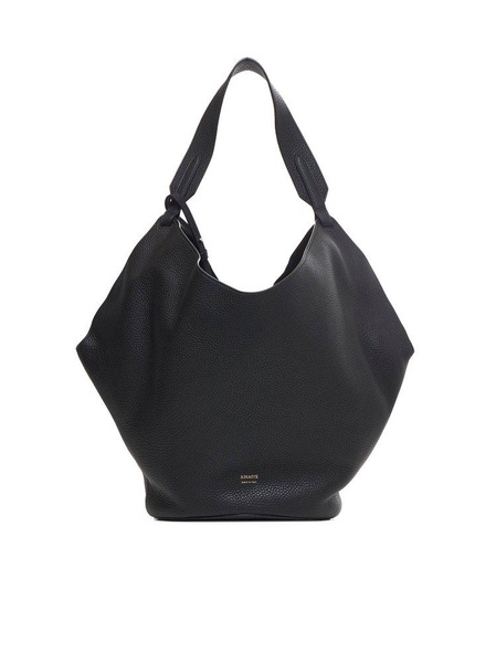 Lotus Leather Medium Tote Bag