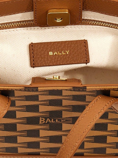 Bally Logo Geometric Printed Tote Bag