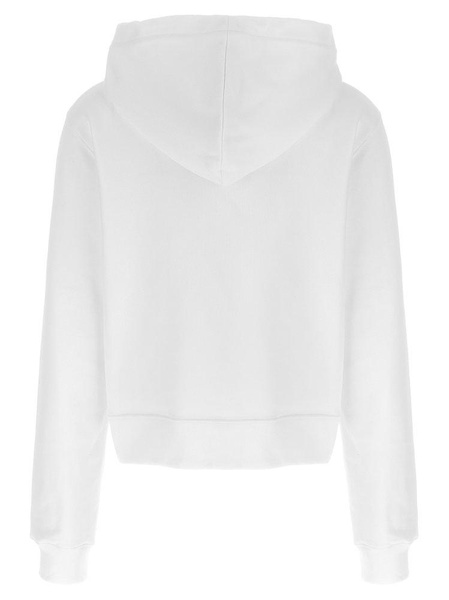 Moschino 'Antica Pellicceria' Cropped Hoodie