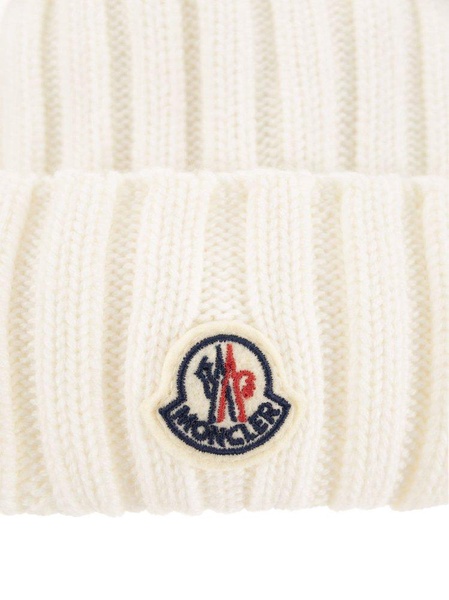 Moncler Pom Pom Embellished Beanie